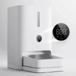 Xiaomi pet food dispenser with large screen display