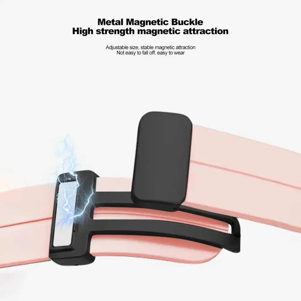 22mm Silicone Magnetic Buckle Strap for Smartwatch