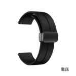 22mm Silicone Magnetic Buckle Strap for Smartwatch - Image 4
