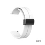 22mm Silicone Magnetic Buckle Strap for Smartwatch - Image 5