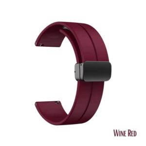 22mm Silicone Magnetic Buckle Strap