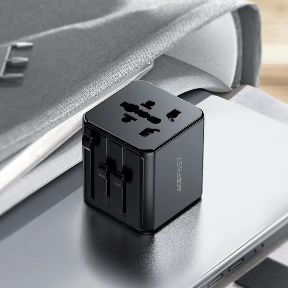 ACEFAST Z11 Travel Plug Adapter 2500W Universal Power Adapter with EU UK US AU Plug Support