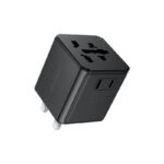 ACEFAST Z11 Travel Plug Adapter 2500W Universal Power Adapter with Dual US Sockets and International Plug Support