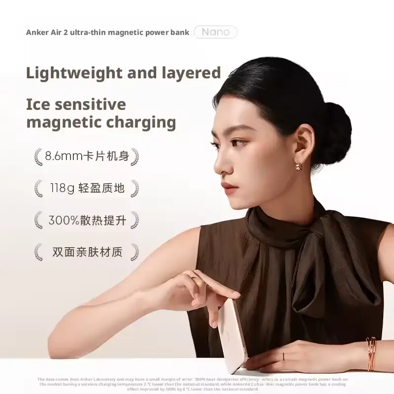 Anker Nano Air2 7.5W 5000mAh Magnetic Power Bank Ultra Thin