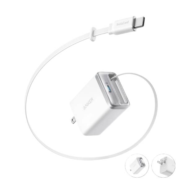 anker-nano-35w-type-c-charger-adapter-built-in-cable-white Anker Nano 35W Charger with Built-In Retractable USB-C Cable A2658 - Image 1