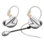 CVJ Assassin Silver IEM gaming earphones main design