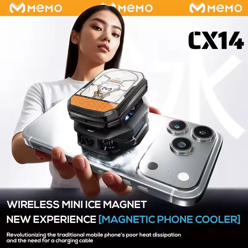 MEMO CX14 Magnetic Phone Cooler with 2000mAh Battery Pack MEMO CX14 Magnetic Phone Cooler with 2000mAh Battery Pack