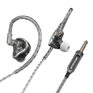 NF ACOUS NM20 Dynamic Driver Gaming Earphones 3.5mm HiFi IEM with Dual Acoustic Chamber and Beryllium Driver
