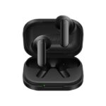Realme Buds Air 8 Pro earbuds in Master Black with charging case showcasing 60 hours battery life