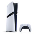 Sony PS5 Pro black white gaming console main design