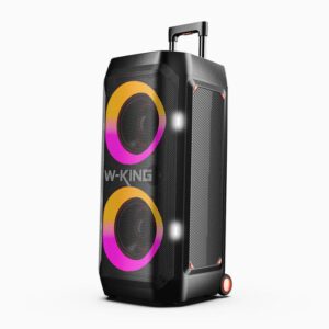 W KING T12 370W bluetooth party speaker main design