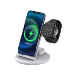 WiWU Power Air 3 in 1 desktop wireless charger main design
