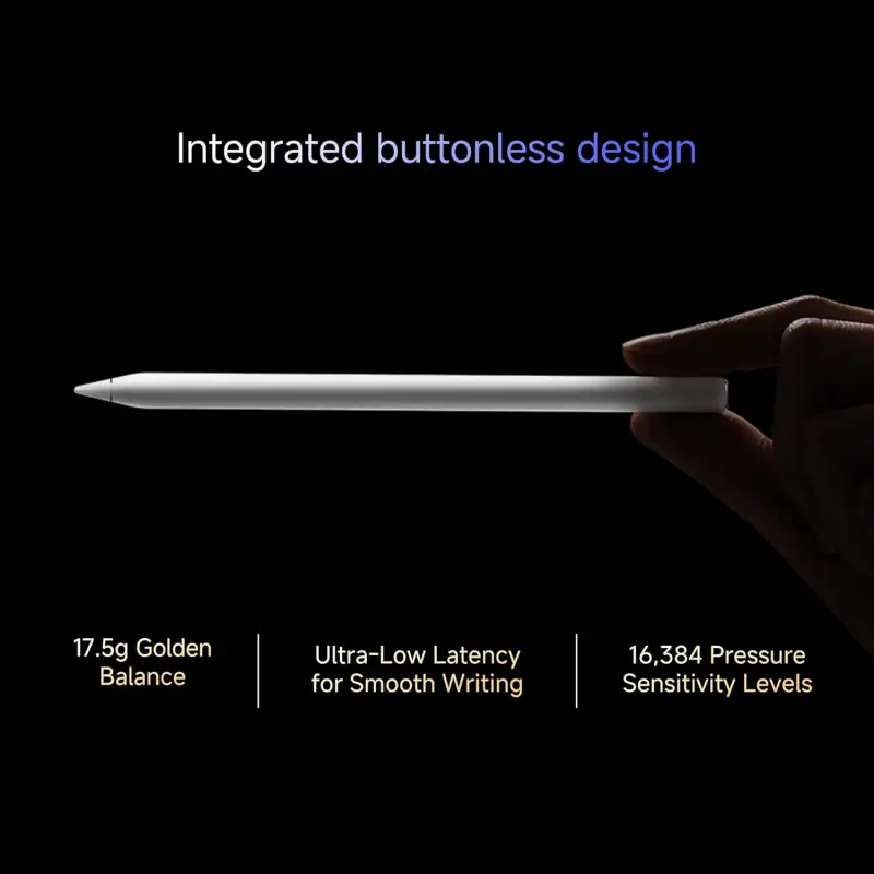 xiaomi focus pen pro buttonless design low latency stylus