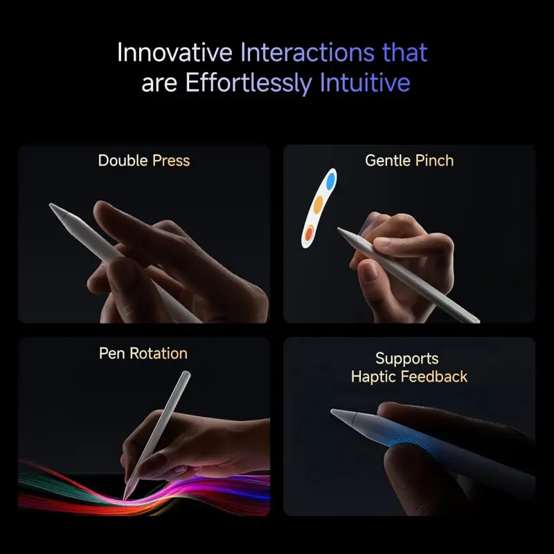 xiaomi focus pen pro smart gesture controls haptic feedback