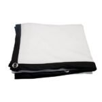 84 Inch Simple Milk Silk Fabric Projector Screen