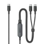 Anker 2 in 1 USB C to USB C 140W braided cable A8895 main design
