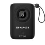 Awei P23K 10000mAh digital display mini power bank