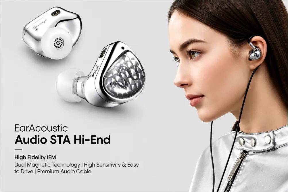 EarAcoustic headphones for music listening