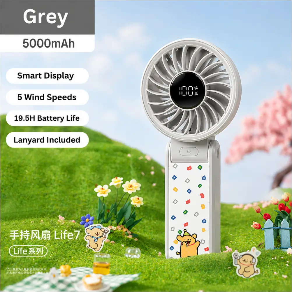 Jisulife Life7 Handheld Fan (Maltese Edition) Jisulife Life7 portable fan design