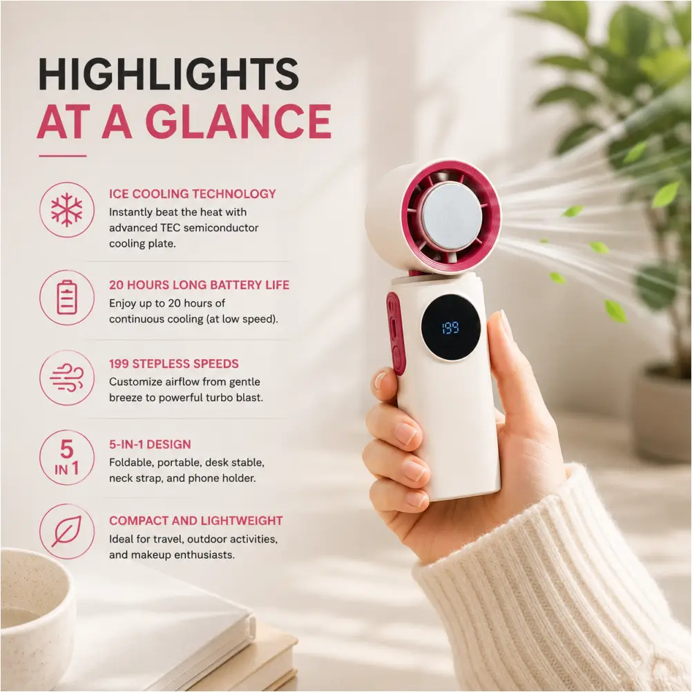 K817 fan for personal cooling