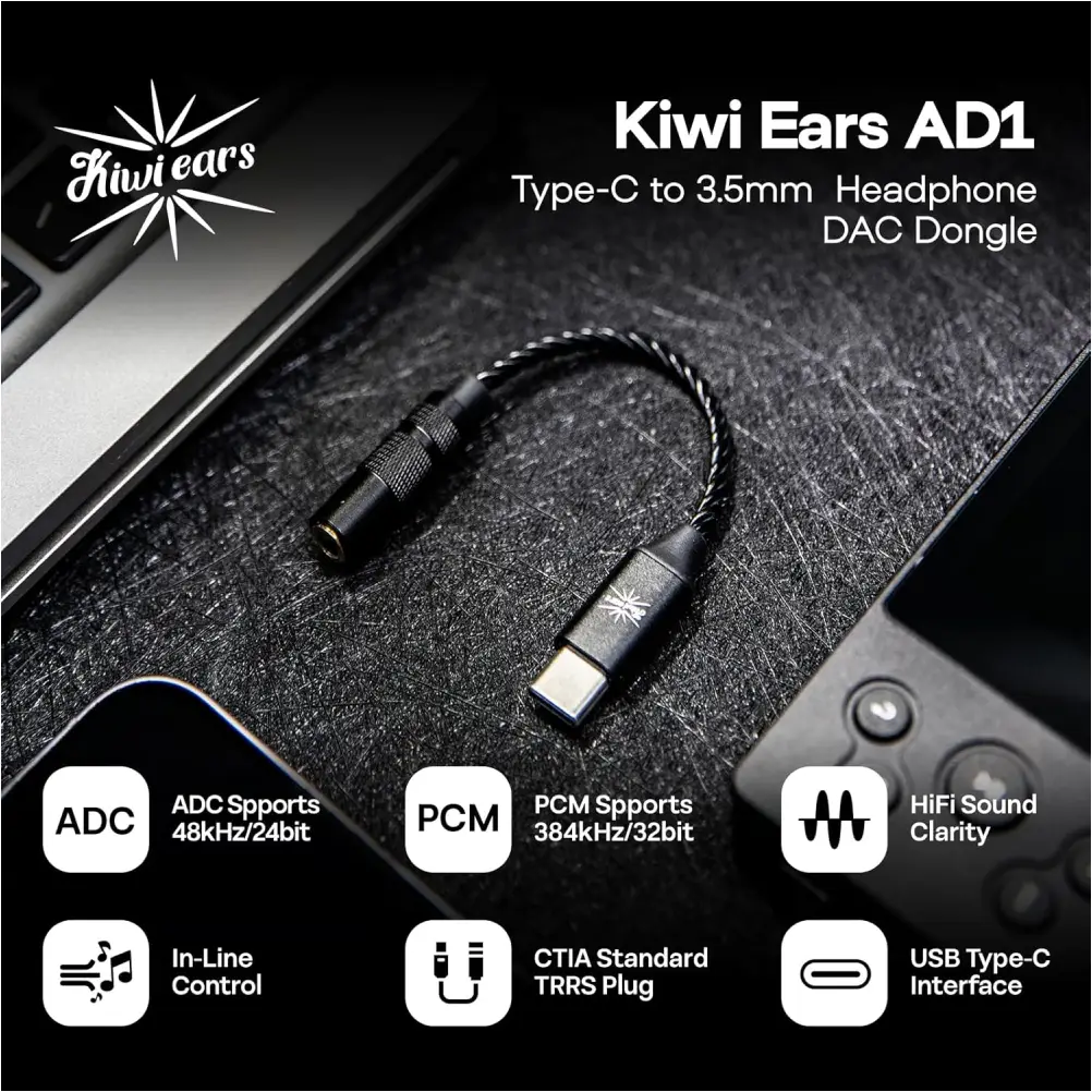 Kiwi Ears AD1 USB DAC compact premium design