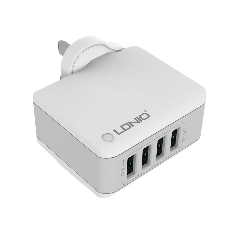 ldnio a4403 4usb fast charger LDNIO A4403 4USB fast charger with Type-C cable