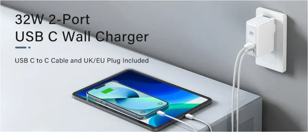 LDNIO A4403C 30W Dual USB Ports Fast Charger LDNIO charger for multiple devices