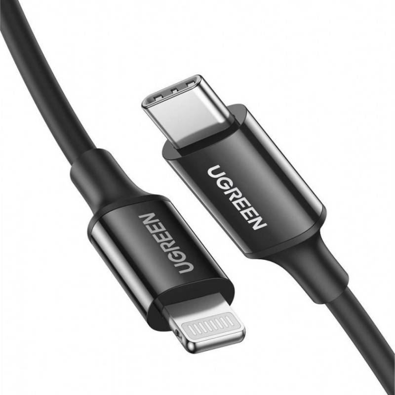 UGREEN US171 USB-C to Lightning Cable 1M Black UGREEN US171 USB-C to Lightning Cable 1M
