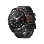 Zeblaze Stratos 4 Pro Black GPS AMOLED Rugged Smartwatch with Offline Maps and Flashlight