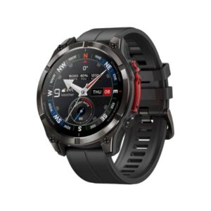 Zeblaze Stratos 4 Pro Black GPS AMOLED Rugged Smartwatch with Offline Maps and Flashlight