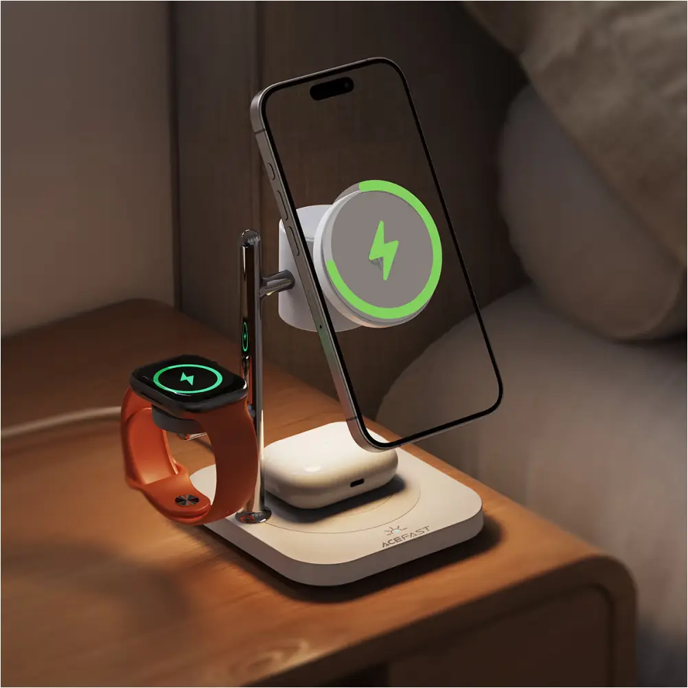 ACEFAST E39 4-in-1 Desktop Wireless Charger ACEFAST 4-in-1 Wireless Charging Station