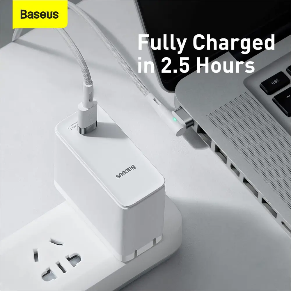 Baseus 60W Magnetic Type-C to Lightning L-Shaped Cable
