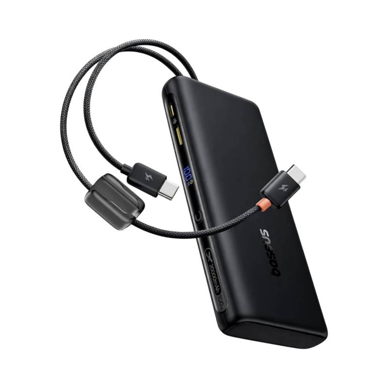 baseus-fc41-100w-20000mah-power-bank-built-in-dual-usb-c-cables-main Baseus FC41 100W 20000mAh Power Bank with Built-in Dual USB-C Cables - Image 1