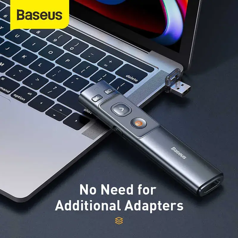 Baseus Orange Dot Bluetooth Wireless Presenter (Battery)