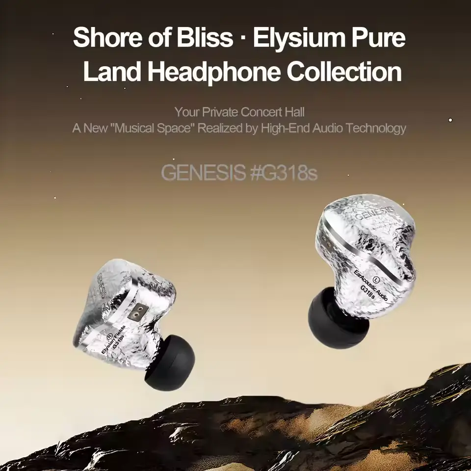 EarAcoustic Audio GENESIS G318s 8.3mm Tesla Driver IEM EarAcoustic Audio GENESIS G318s Hi-Fi IEM Earphones with 8.3mm Tesla Driver