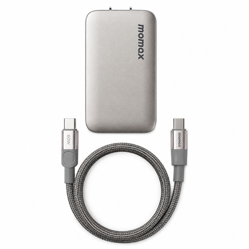 momax-um79-1-charge-ultra-45w-2-port-gan-slim-fast-charger-kit MOMAX Dual USB-C 45W GaN Charger