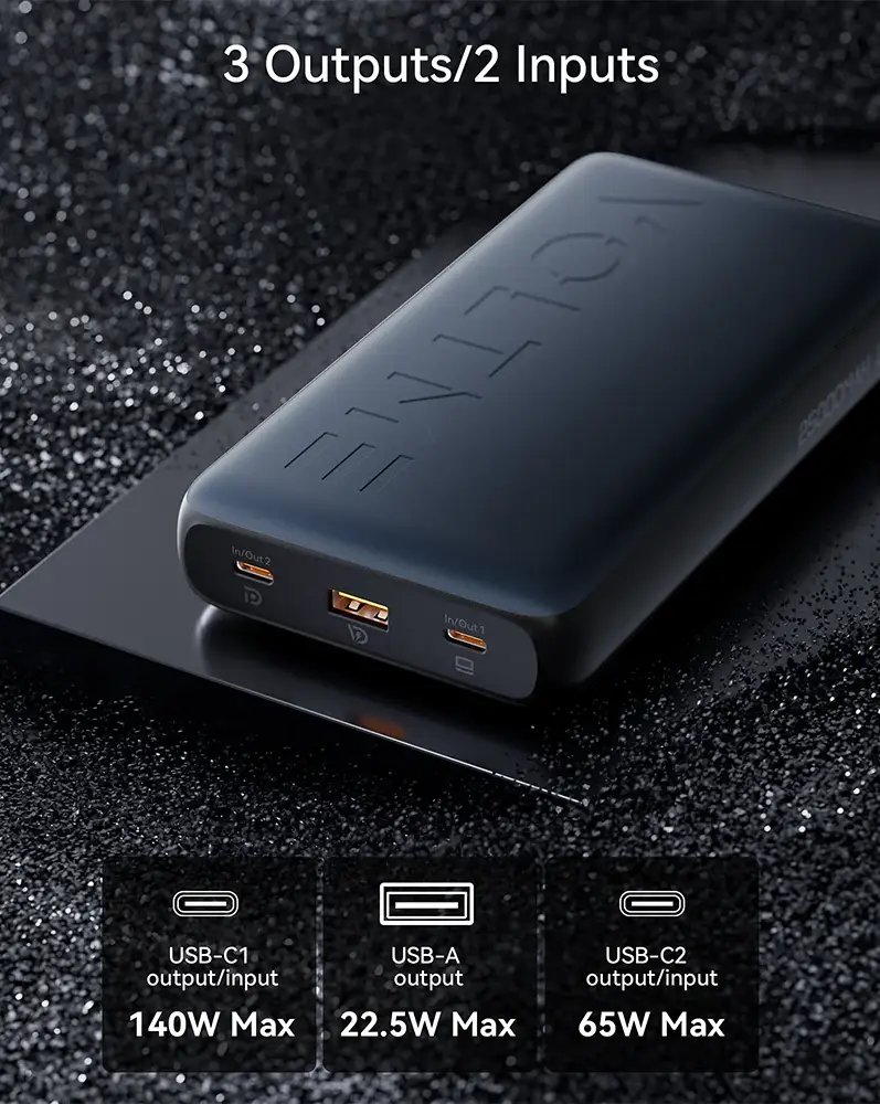 VOLTME Hypercore 25K Pro 25000mAh 205W PD Power Bank