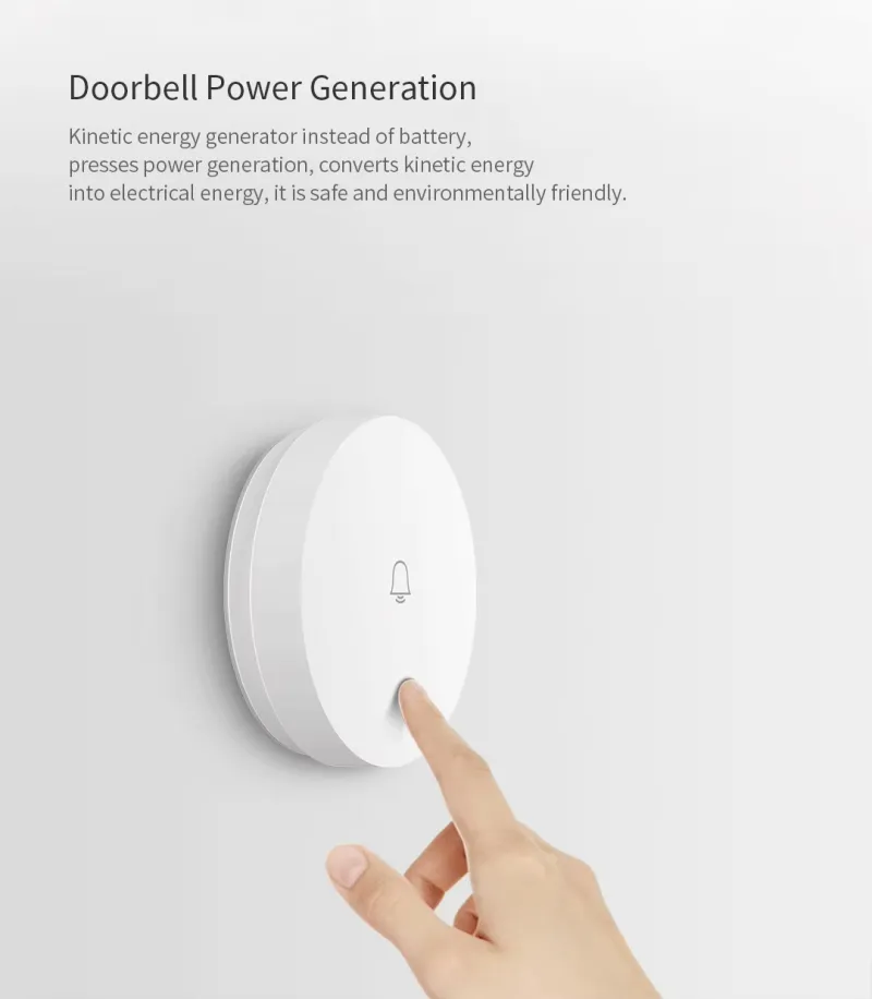 Xiaomi Mijia G6LW Linptech Smart Self-Powered Wireless Doorbell