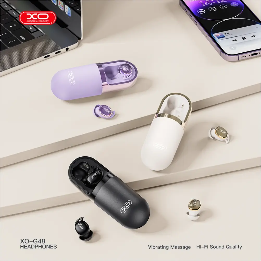 XO G48 Sleep TWS Earbuds with Vibration Massage