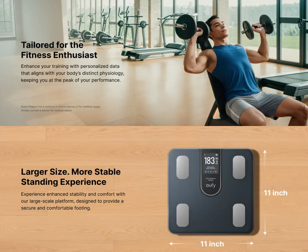 Anker Eufy Smart Scale C20 Body Composition Scale
