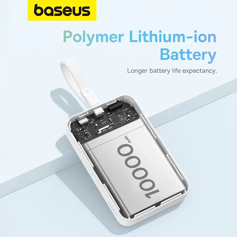 Baseus Magnetic Mini 10000mAh Power Bank with Polymer Lithium-ion Battery