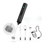 CIRCLE JOY Rechargeable Handheld Milk Frother Wand