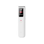 Deli MP305 8GB digital voice recorder in white with built-in display