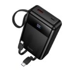 Hoco DYM12 22.5W Fully Compatible 20000mAh Power Bank with Built-in Cables