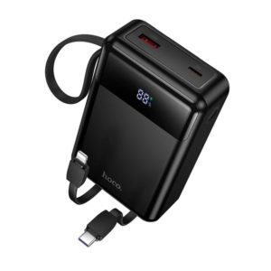 Hoco DYM12 22.5W Fully Compatible 20000mAh Power Bank with Built-in Cables