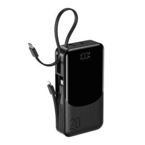 JOYROOM JR-PC2 20000mAh 22.5W Power Bank with Built-in 3 Cables