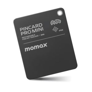 Momax PinCard Pro Mini Rechargeable Find My Tracker