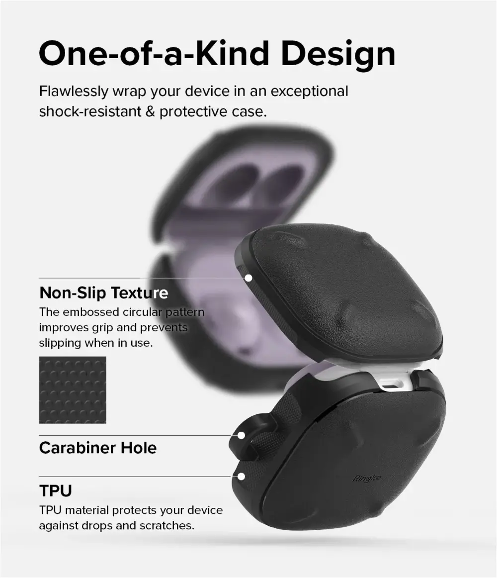 Ringke Onyx Case for Samsung Galaxy Buds FE, Buds 2 Pro, Buds 2, Buds Pro, Buds Live Ringke Galaxy Buds FE Case