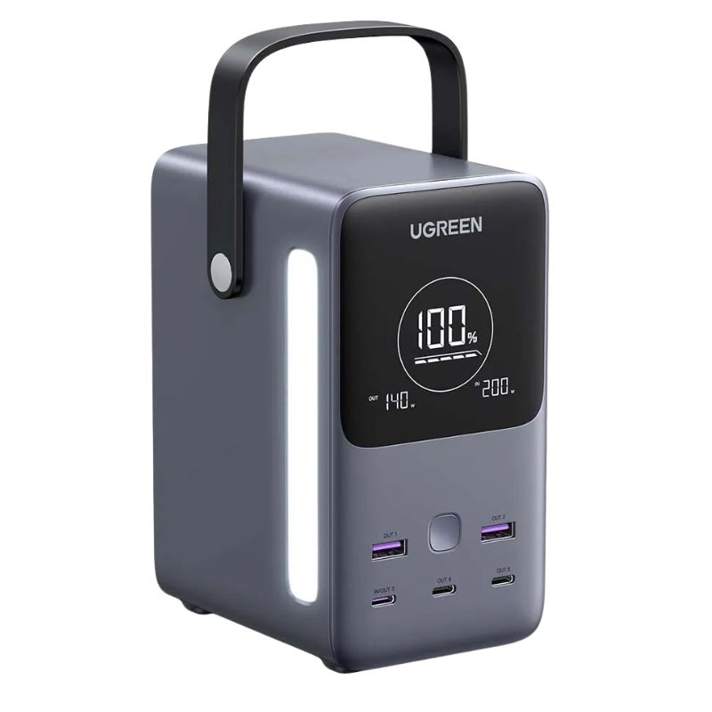 ugreen-pb770-300w-48000mah-lifepo4-power-bank-smart-display UGREEN PB770 300W 48000mAh LiFePO4 Power Bank with Smart Display