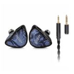 COZOY D2 Dual Dynamic Driver IEM with 3.5mm and 4.4mm interchangeable plugs